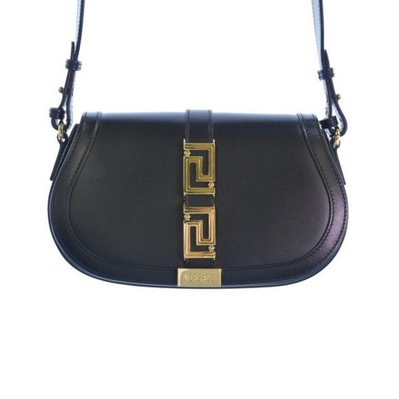 Versace Greca Goddess Shoulder Bag Handbags Black - Picture 5 of 13